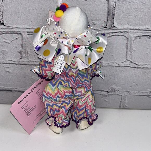 Madame Alexander Americana Collection 8" Bubbles the Clown Doll Tag - Picture 5 of 8